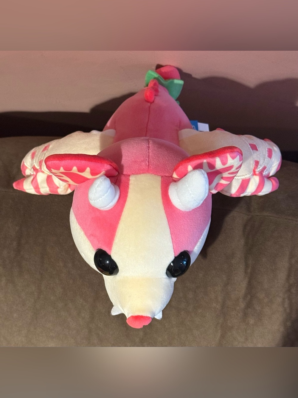 Adopt Me!: Strawberry Shortcake Bat Dragon Plush - Picture 4 of 12